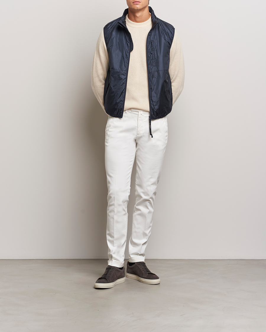 Mies | Housut | Briglia 1949 | Slim Fit Cotton Stretch Chino Off White