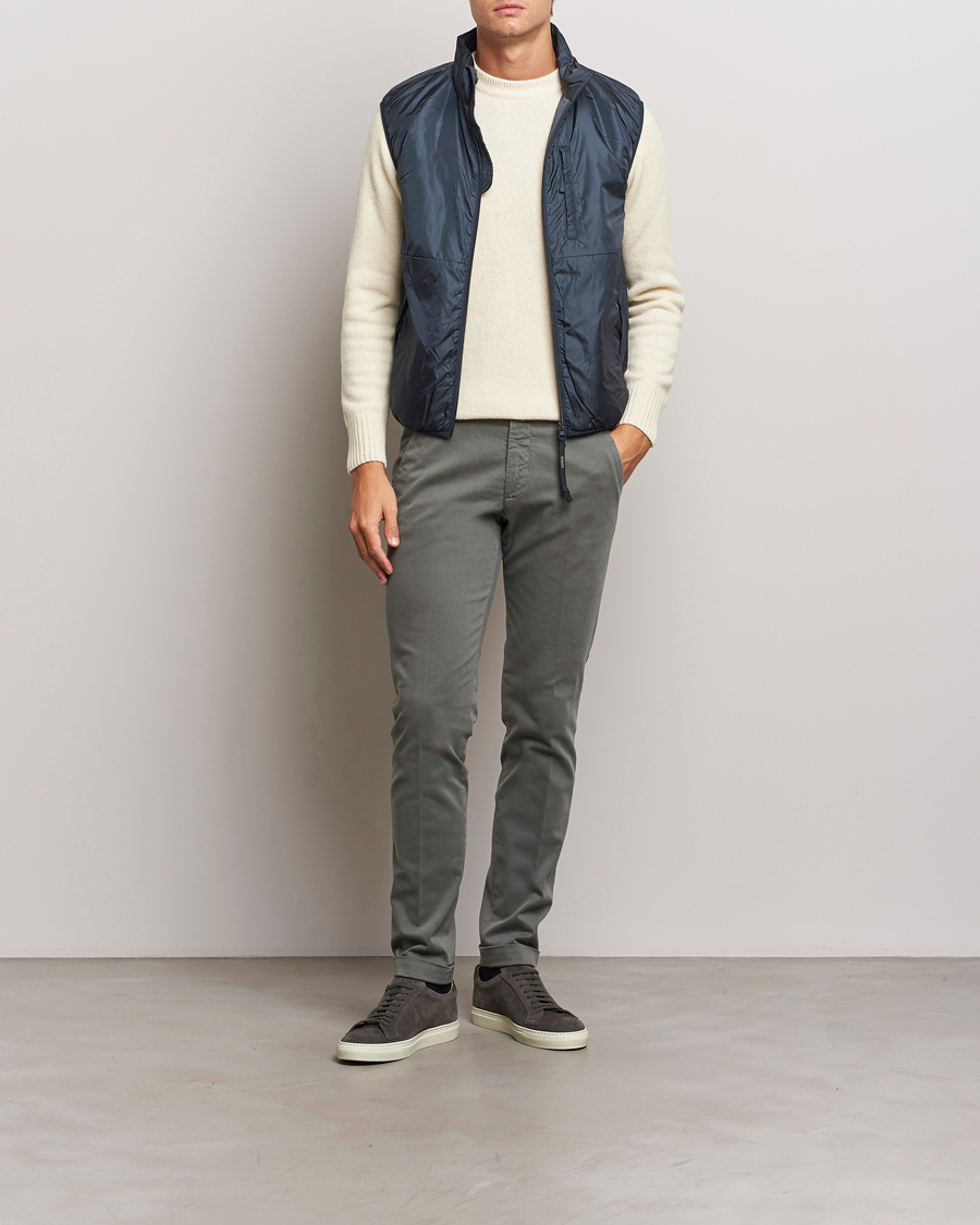 Mies | Housut | Briglia 1949 | Slim Fit Cotton Stretch Chino Grey