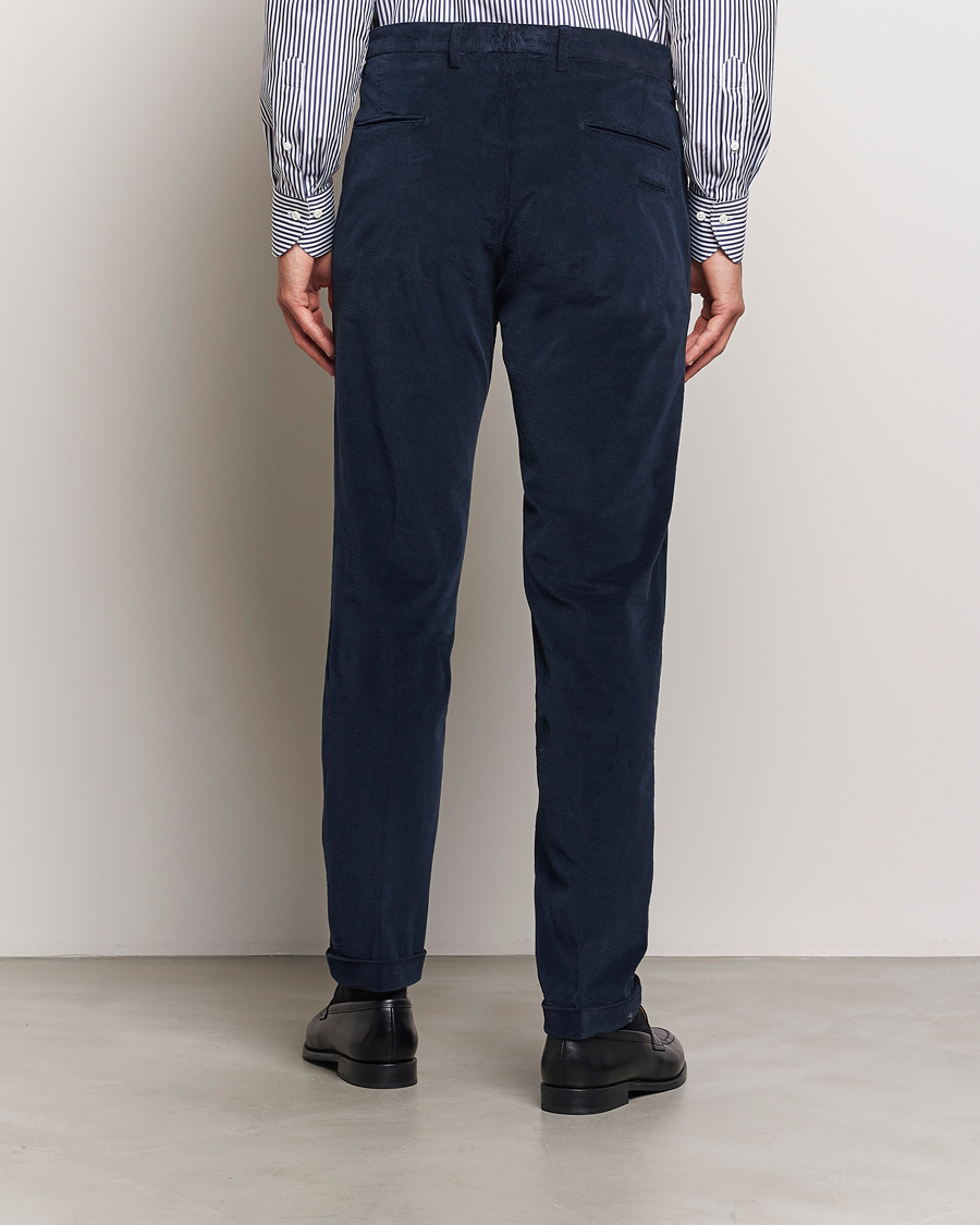 Mies | Housut | Briglia 1949 | Slim Fit Corduroy Trousers Navy
