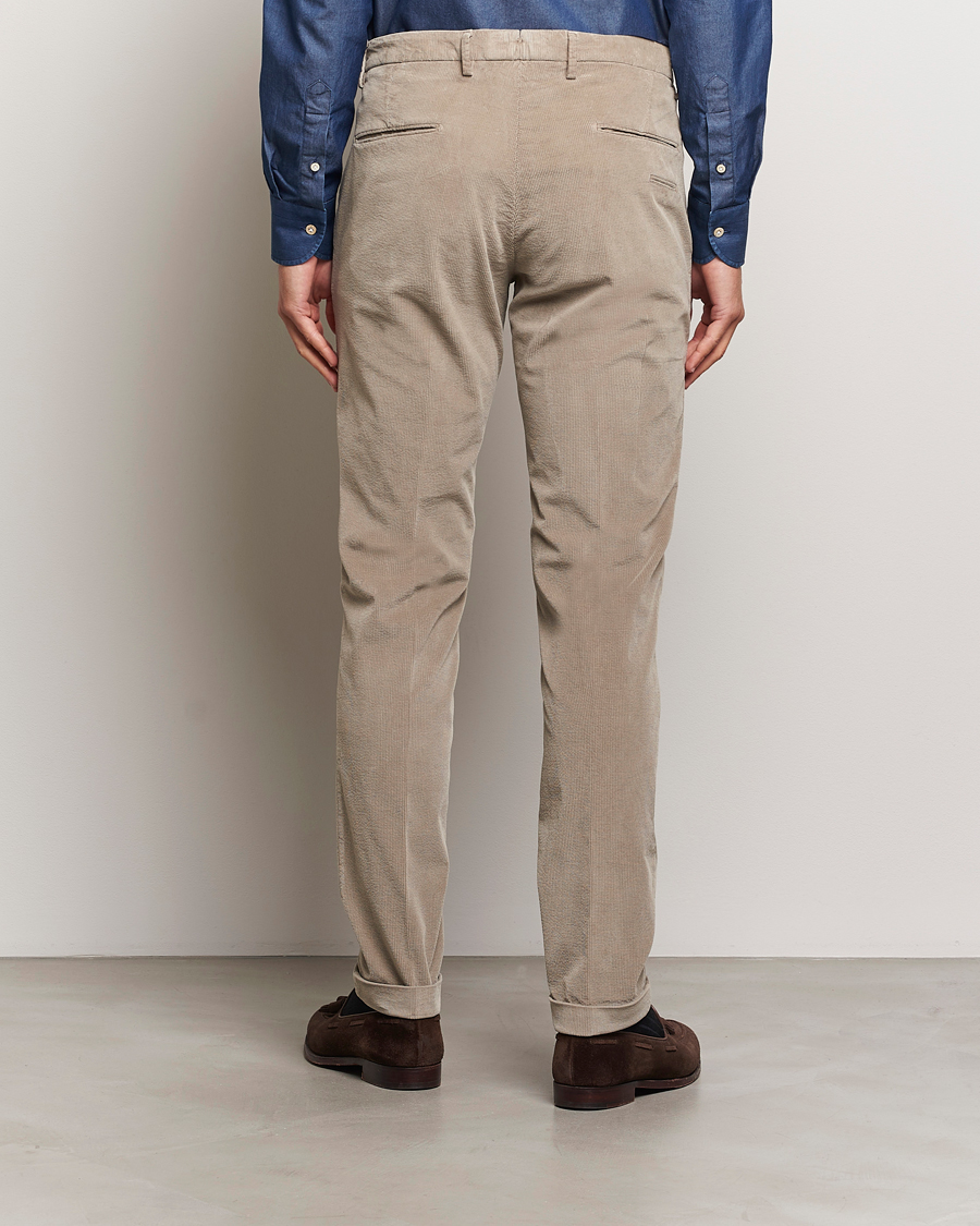 Mies | Housut | Briglia 1949 | Slim Fit Corduroy Trousers Beige