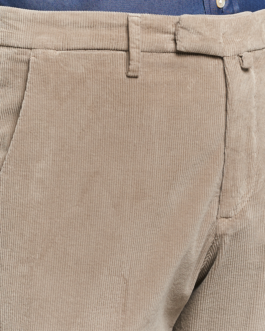 Mies | Housut | Briglia 1949 | Slim Fit Corduroy Trousers Beige