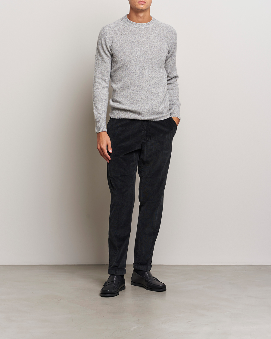 Mies | Housut | Briglia 1949 | Easy Fit Corduroy Trousers Black