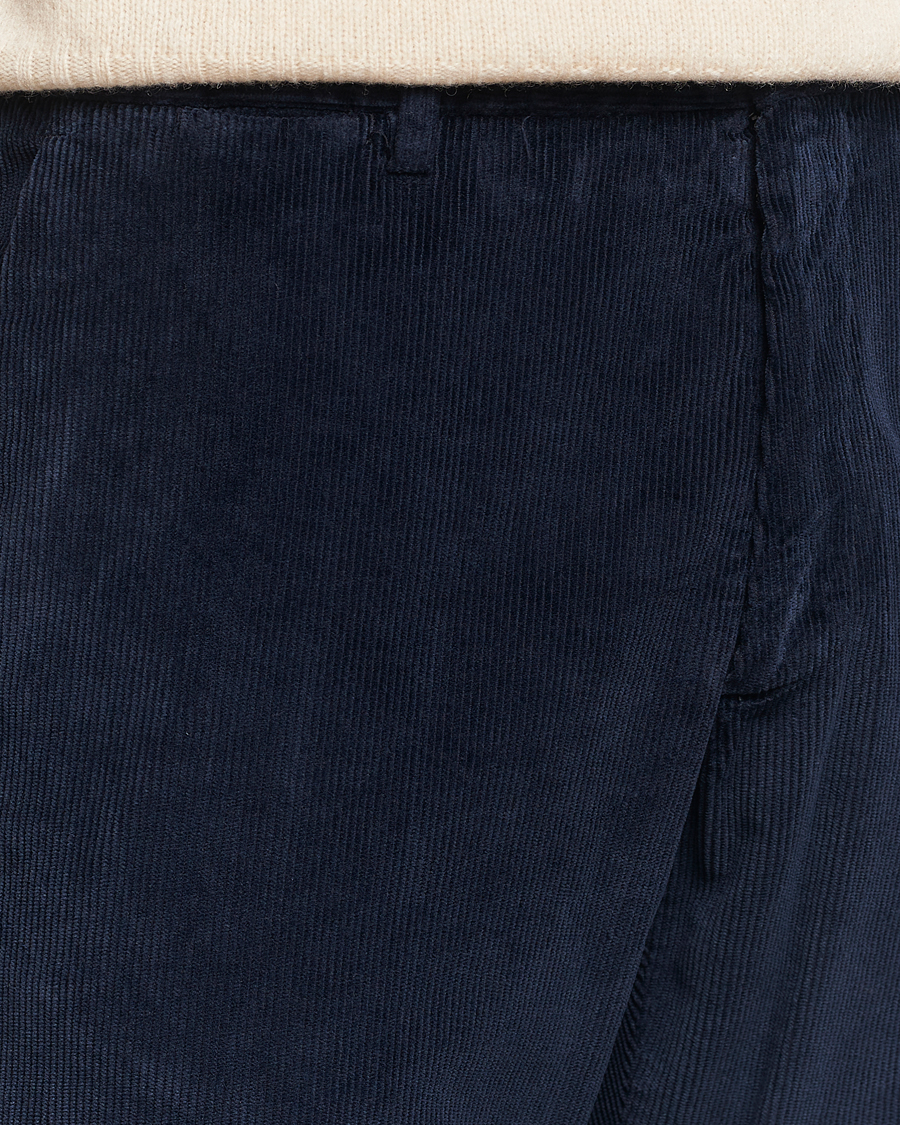 Mies | Housut | Briglia 1949 | Easy Fit Corduroy Trousers Navy