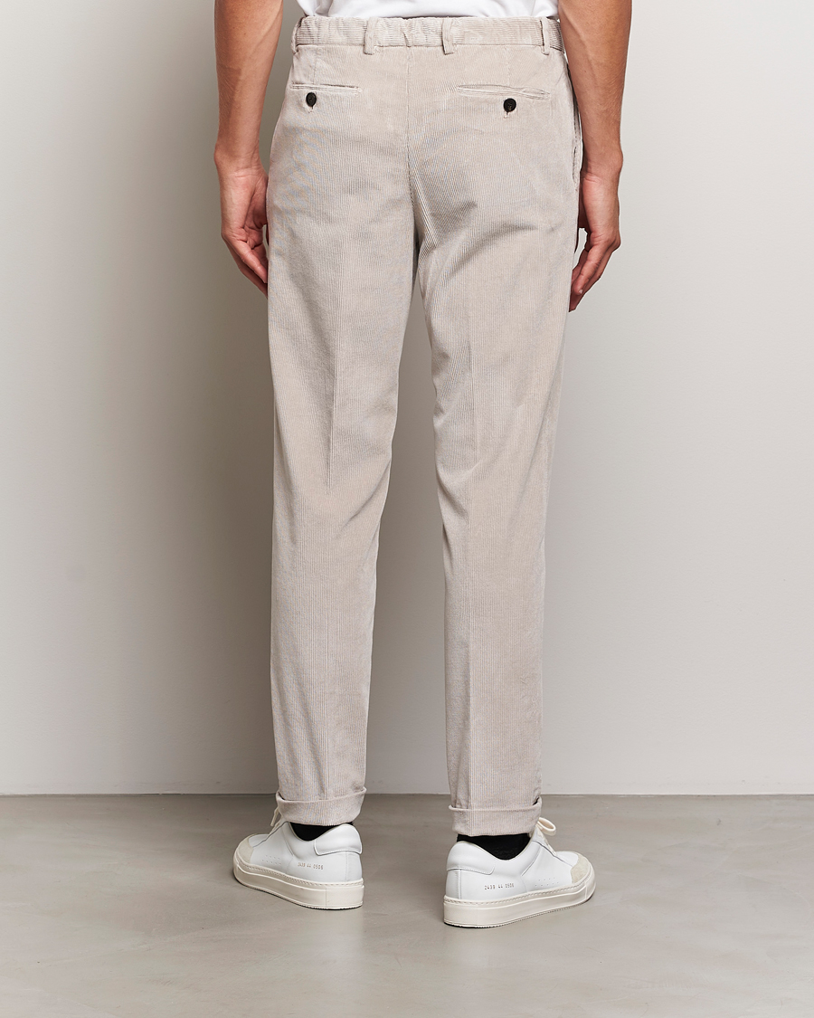 Mies | Housut | Briglia 1949 | Easy Fit Corduroy Trousers Beige