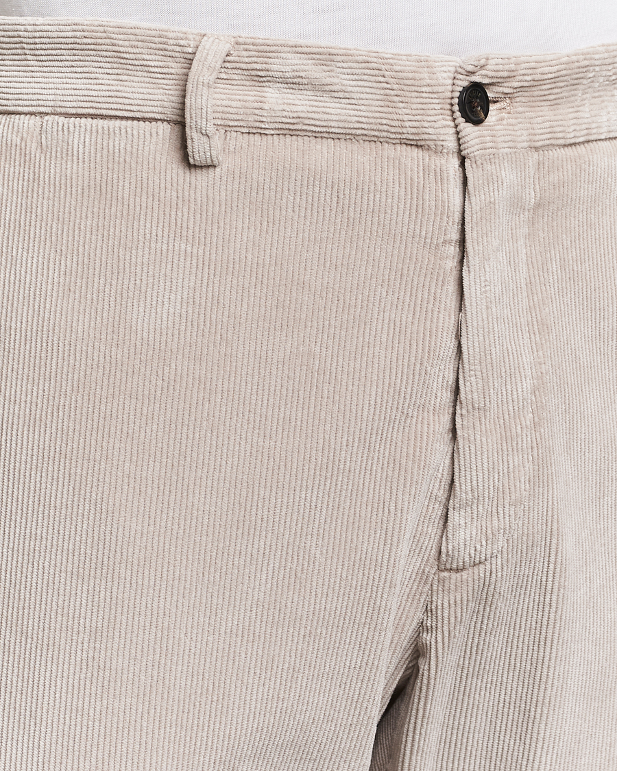 Mies | Housut | Briglia 1949 | Easy Fit Corduroy Trousers Beige