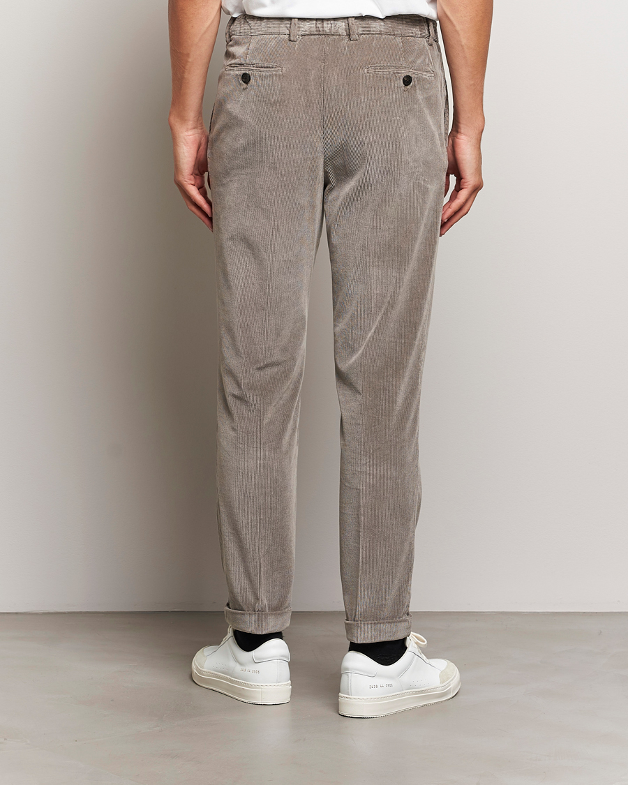 Mies | Housut | Briglia 1949 | Easy Fit Corduroy Trousers Taupe