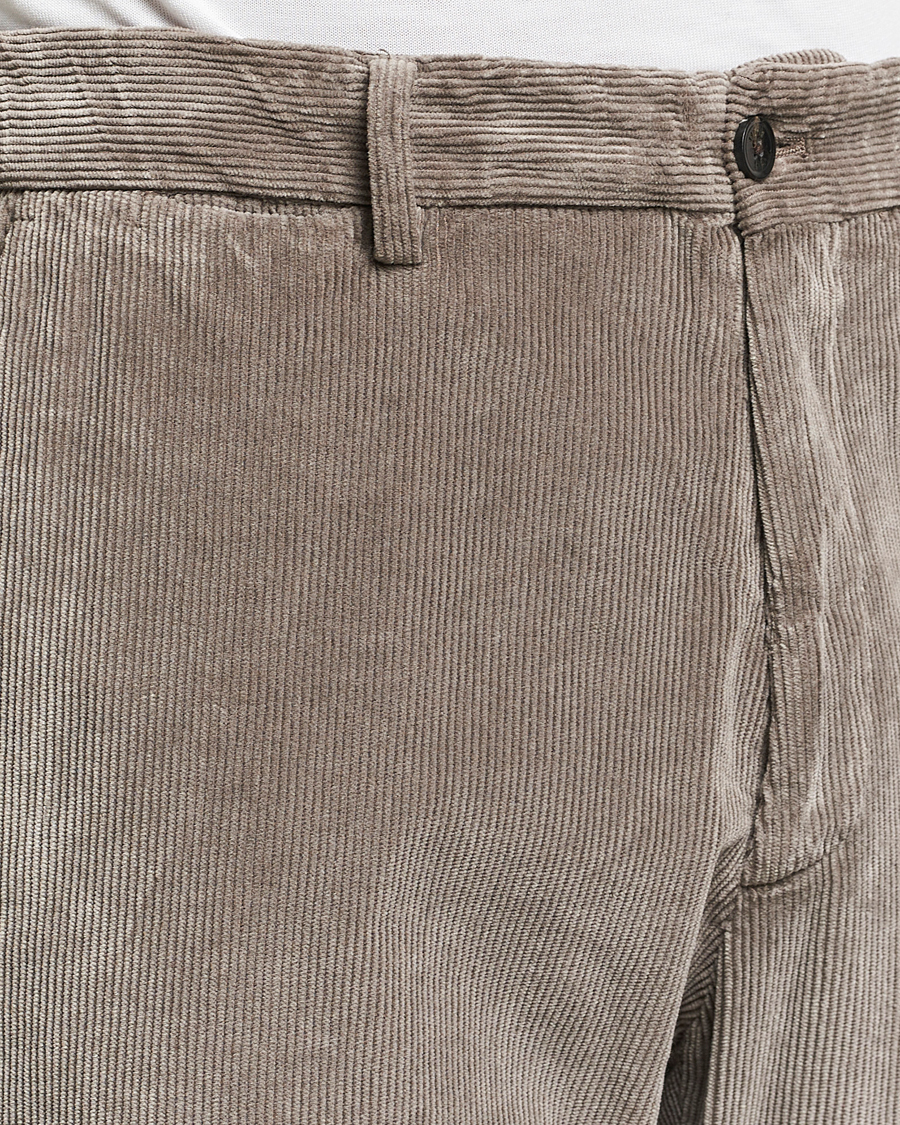 Mies | Housut | Briglia 1949 | Easy Fit Corduroy Trousers Taupe