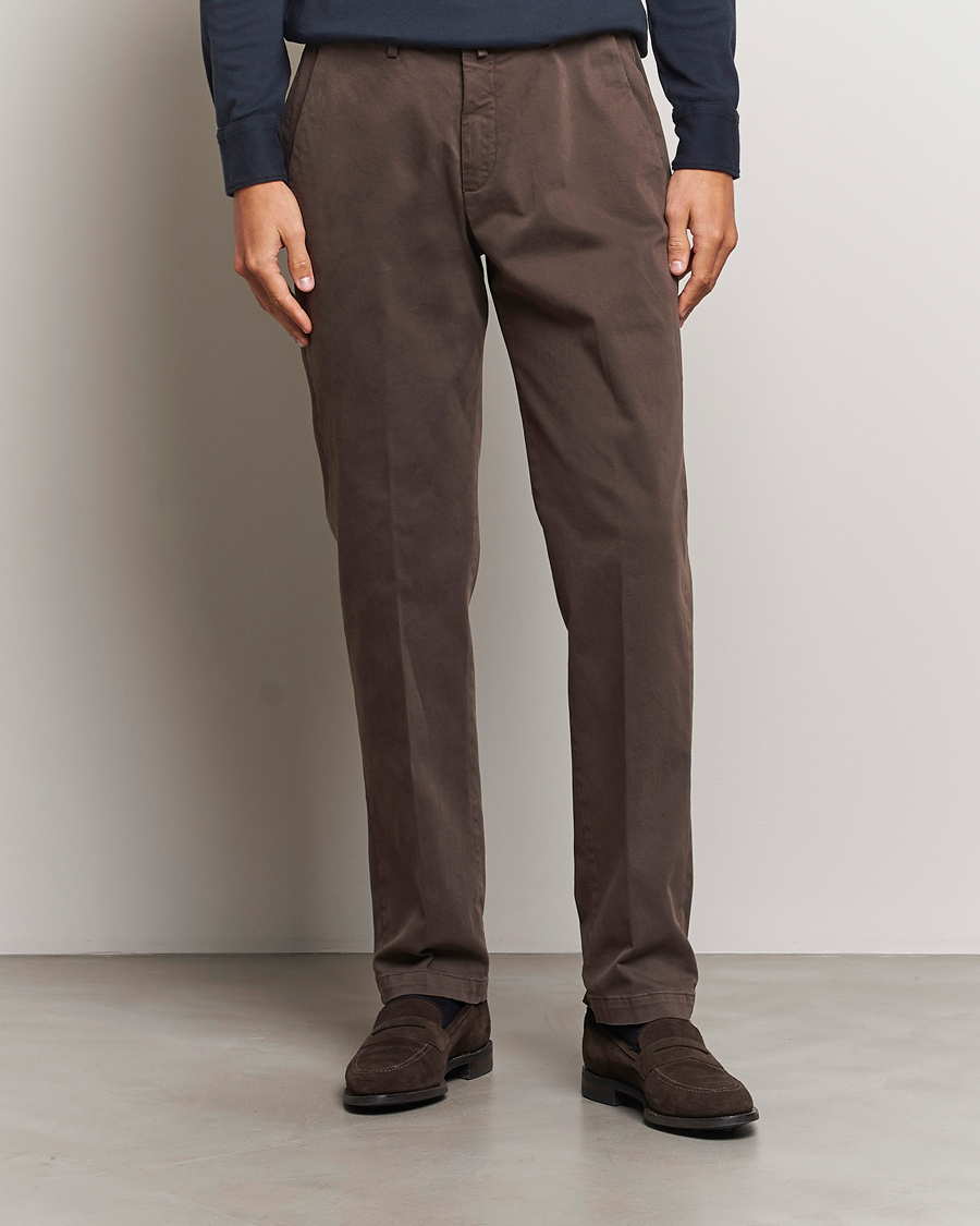 Mies | Housut | Briglia 1949 | Soho Tailored Easy Fit Chino Brown