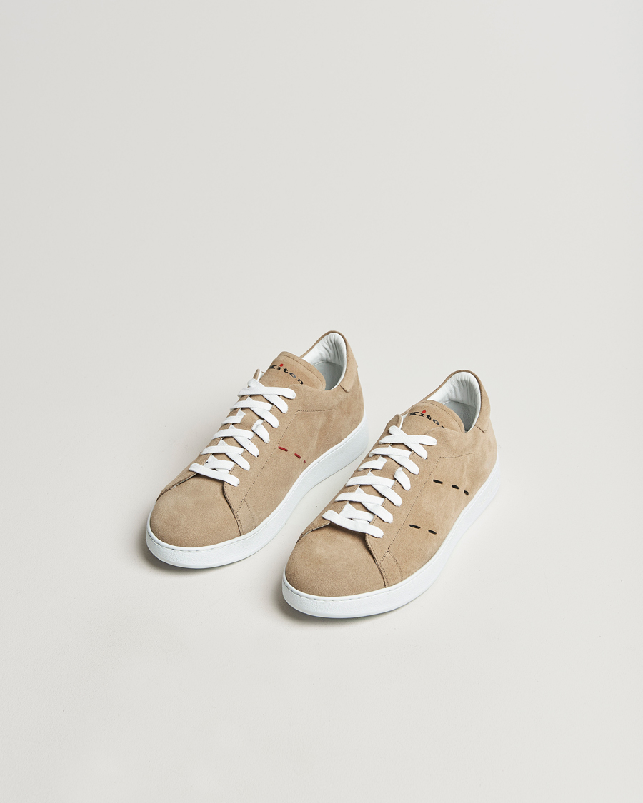 Mies | Kiton Plain Sneakers Beige Suede | Kiton | Plain Sneakers Beige Suede