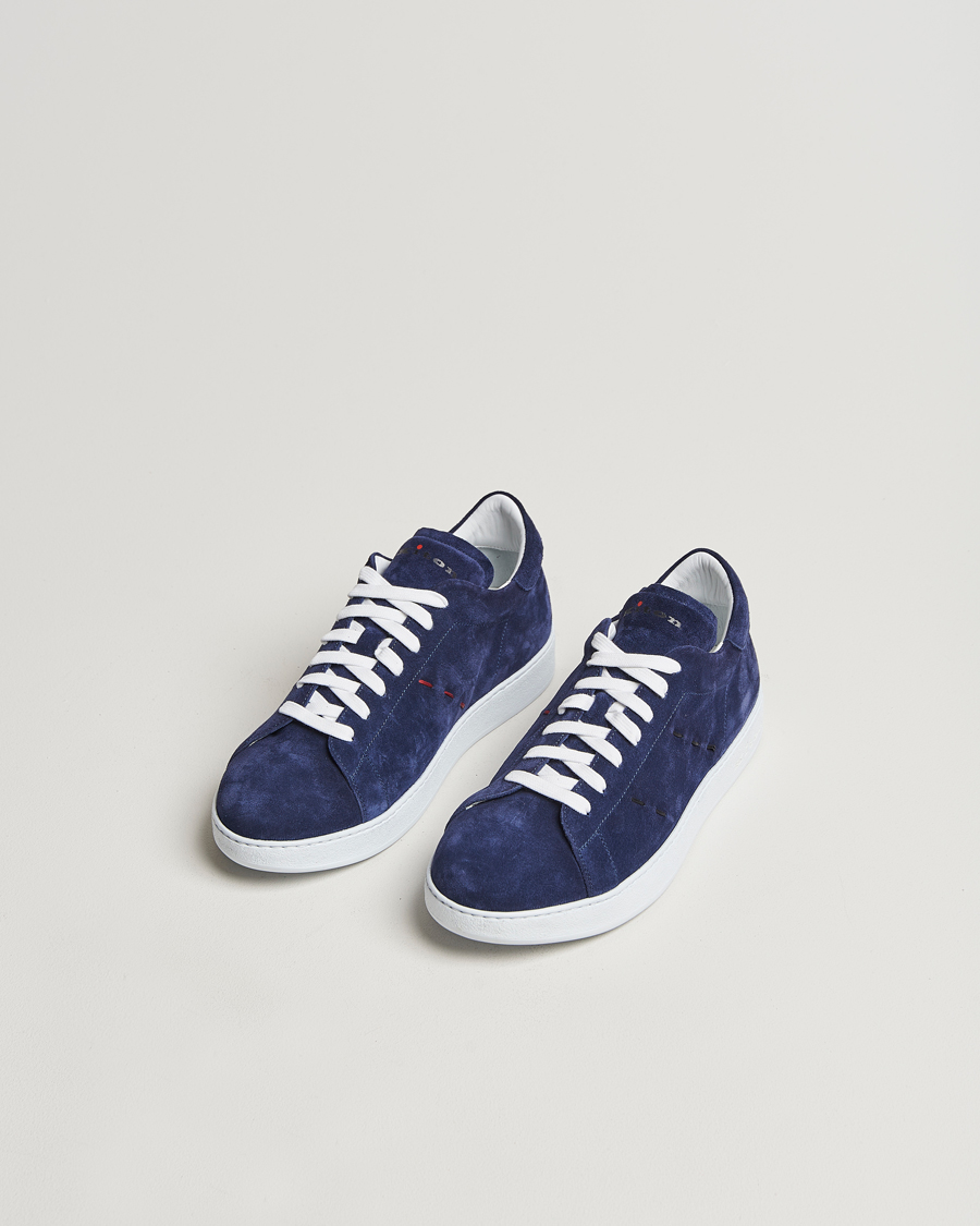 Mies | Kiton Plain Sneakers Navy Suede | Kiton | Plain Sneakers Navy Suede