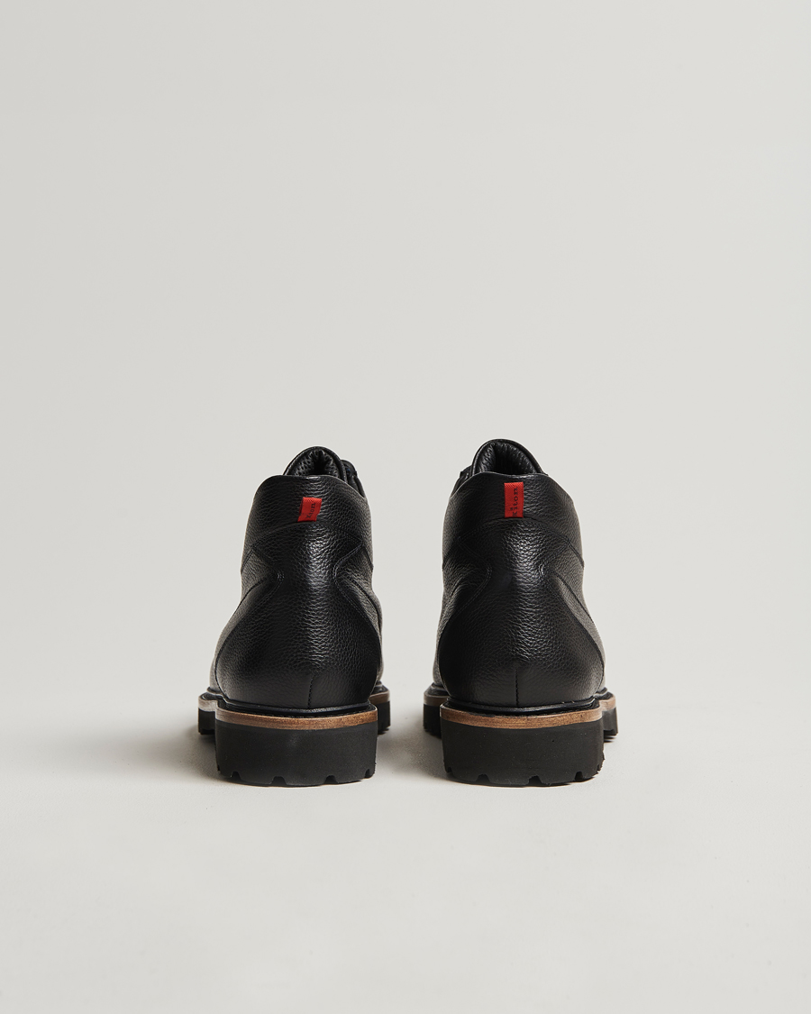 Mies | Kiton St Moritz Winter Boots Black Grain Calf | Kiton | St Moritz Winter Boots Black Grain Calf