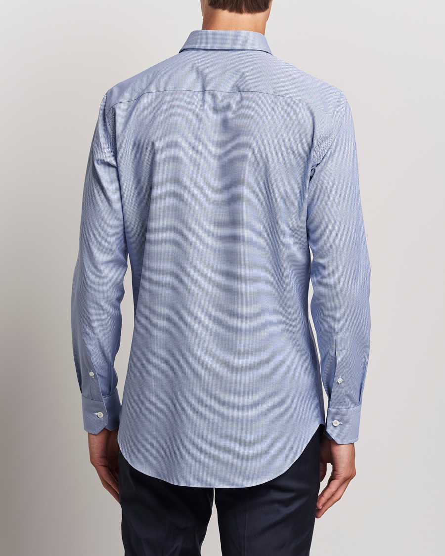 Mies | Kauluspaidat | Brioni | Slim Fit Micro Structure Dress Shirt Light Blue