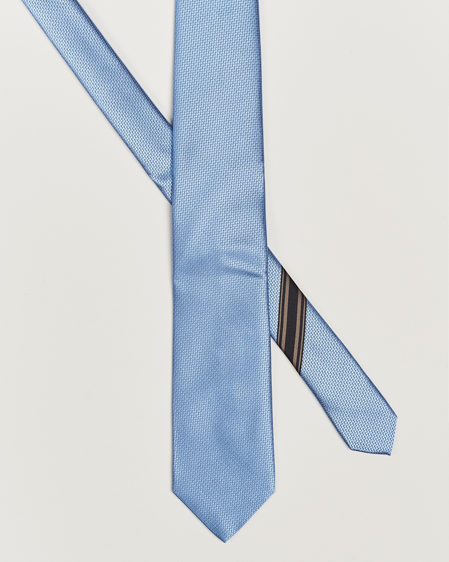 Mies | Brioni Jacquard Silk Tie Light Blue | Brioni | Jacquard Silk Tie Light Blue