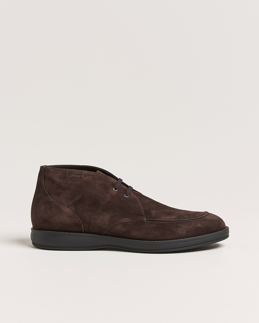 Mies | Brioni Journey Desert Boots Dark Brown Suede | Brioni | Journey Desert Boots Dark Brown Suede