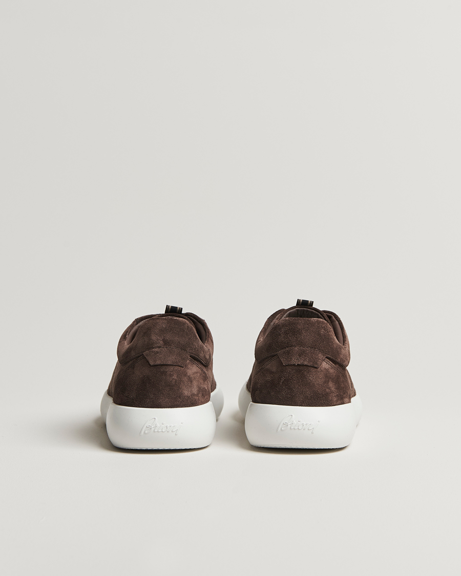 Mies | Brioni Cassetta Sneakers Dark Brown Suede | Brioni | Cassetta Sneakers Dark Brown Suede