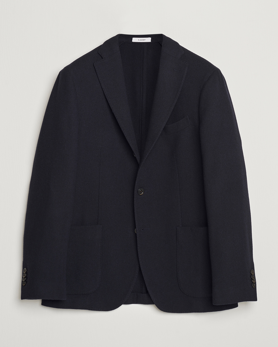 Mies | Pikkutakit | Boglioli | K Jacket Wool/Cashmere Blazer Navy