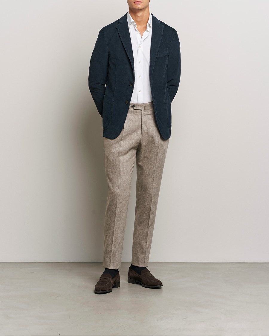 Mies | Pikkutakit | Boglioli | K Jacket Corduroy Blazer Navy