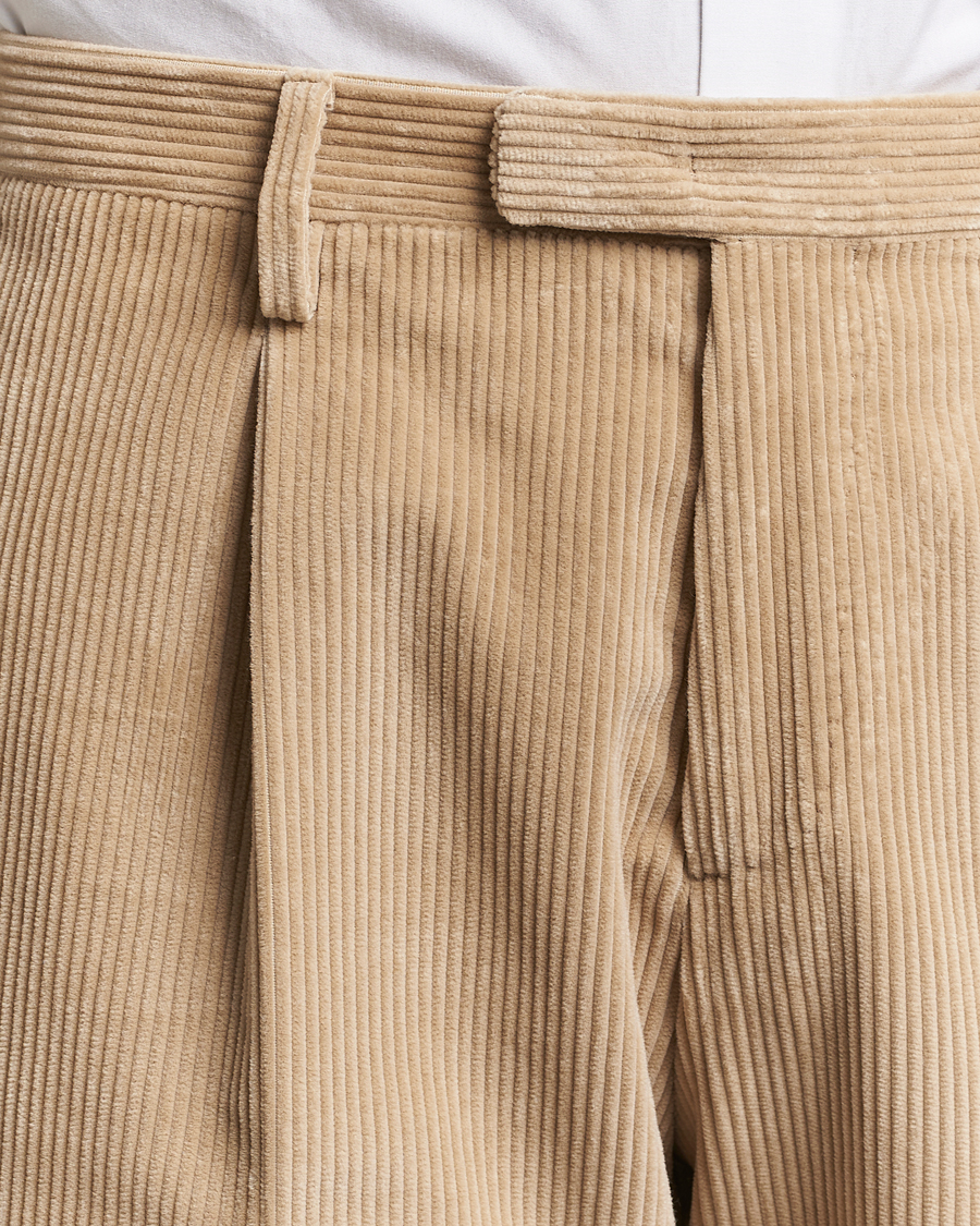 Mies | Puvut | Boglioli | K Jacket Wale Corduroy Suit Beige