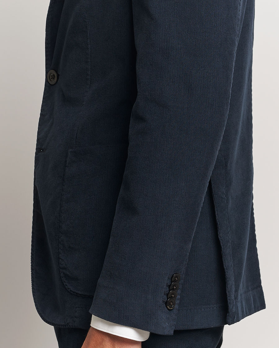 Mies | Puvut | Boglioli | K Jacket Baby Corduroy Suit Navy