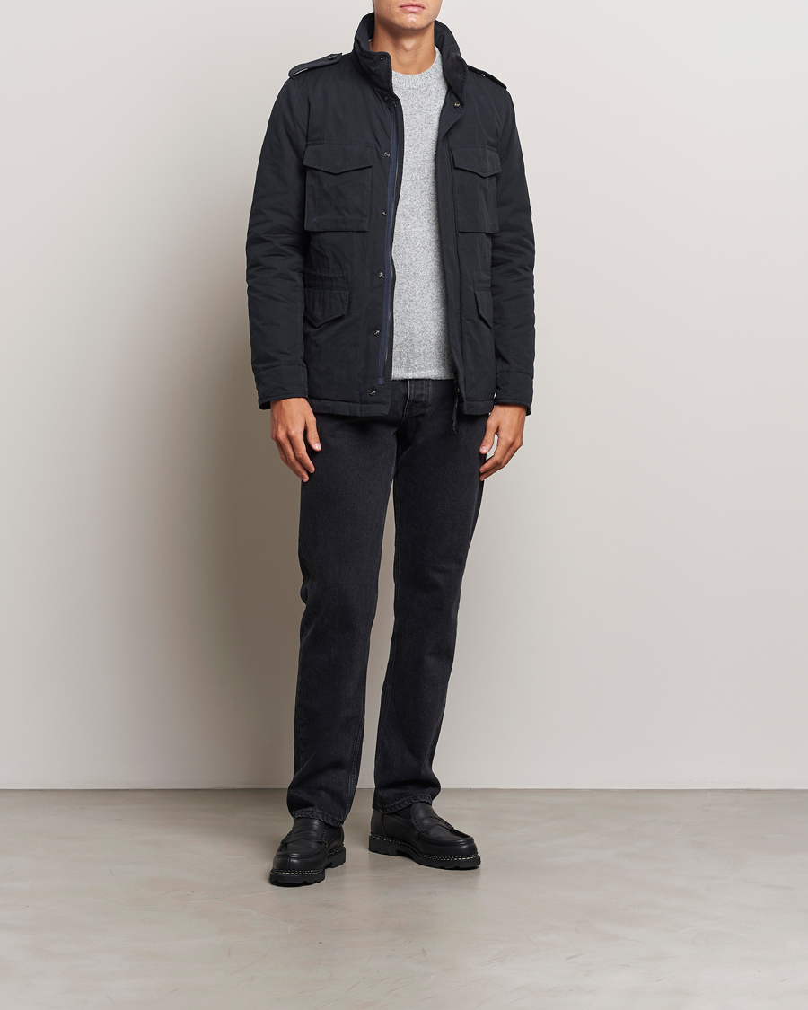 Mies | Takit | Aspesi | Cotton Field Jacket Midnight