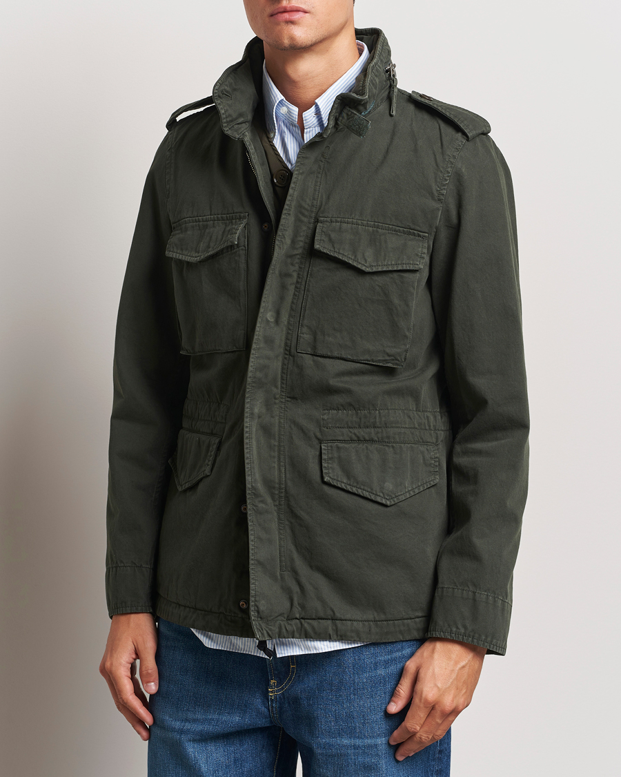 Mies | Takit | Aspesi | Lined Cotton Field Jacket Military