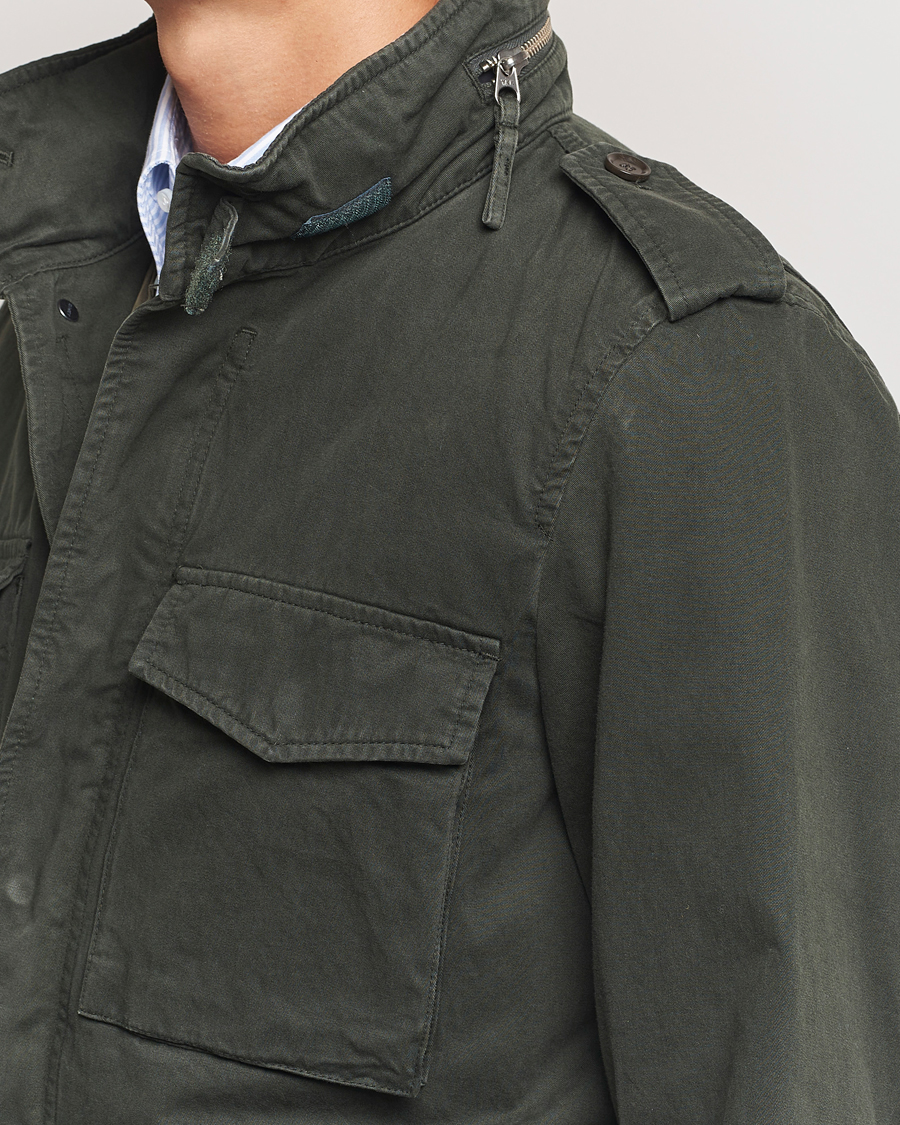 Mies | Takit | Aspesi | Lined Cotton Field Jacket Military