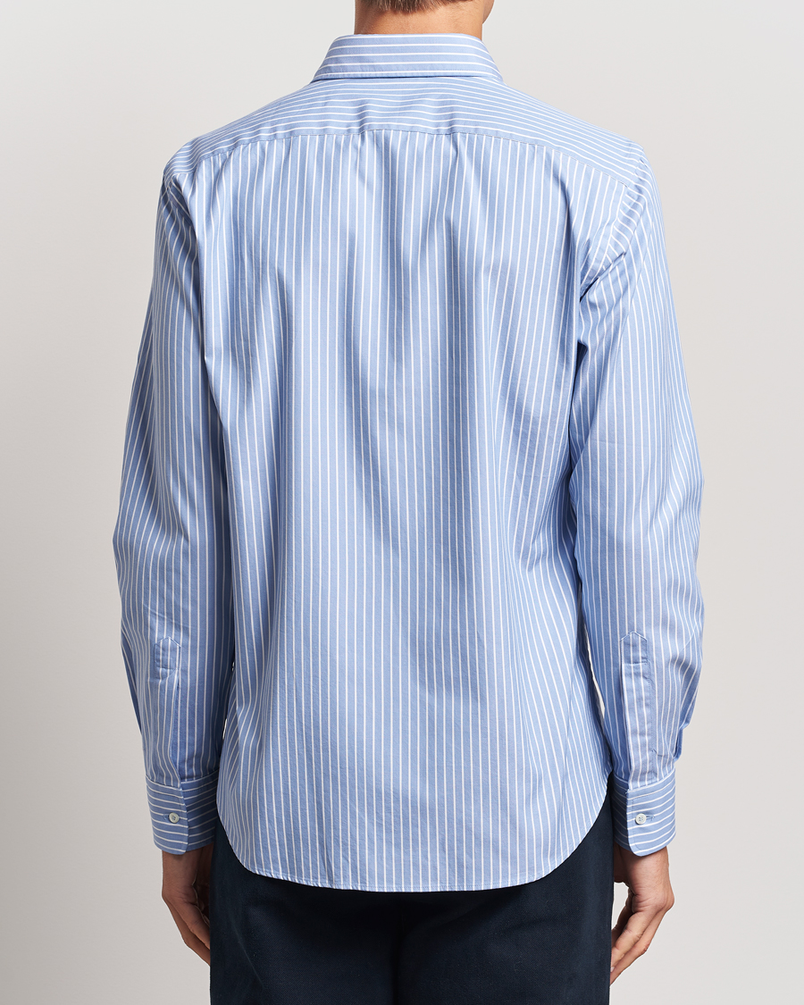 Mies | Kauluspaidat | Aspesi | Striped Oxford Shirt Light Blue