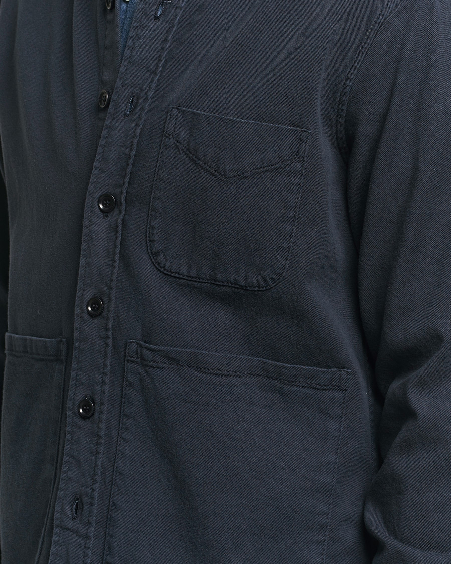 Mies | Kauluspaidat | Aspesi | Cotton Utility Shirt Navy