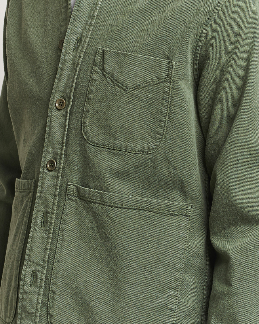 Mies | Kauluspaidat | Aspesi | Cotton Utility Shirt Green