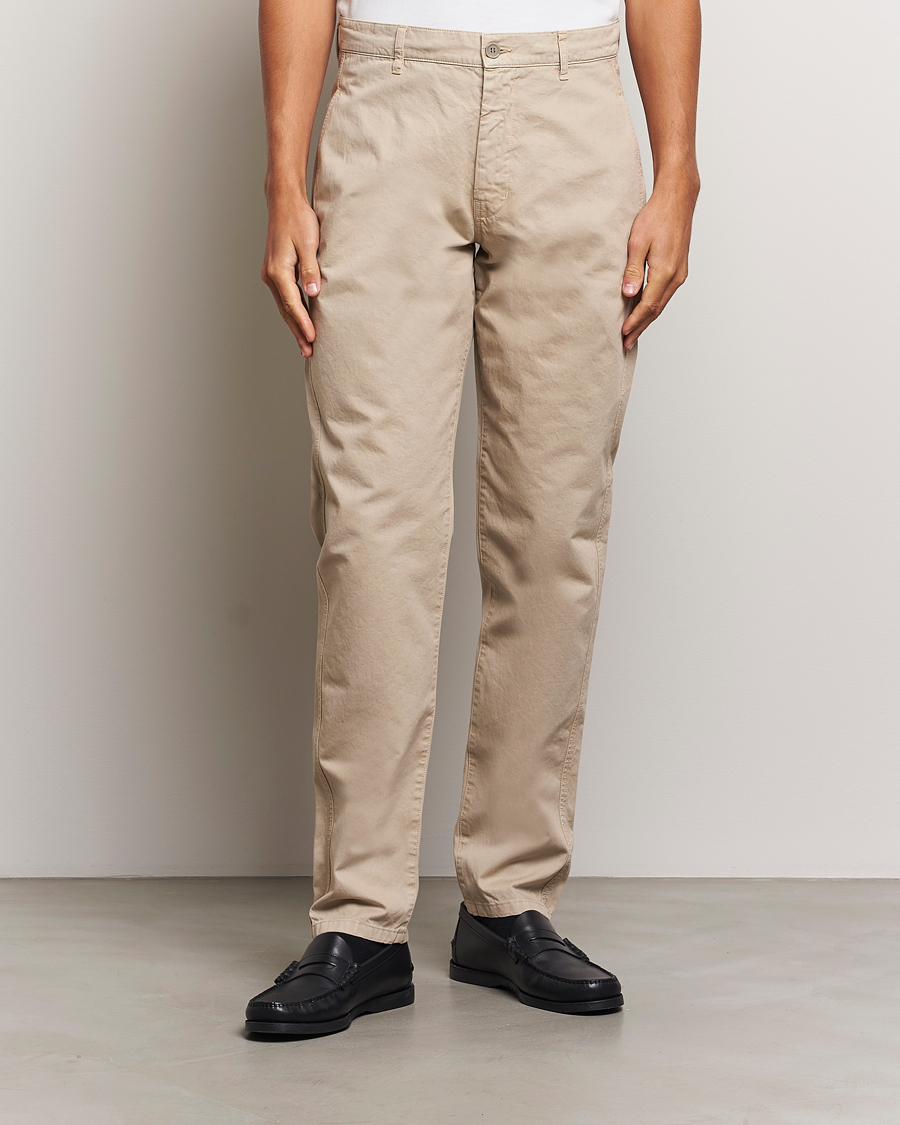 Mies | Housut | Aspesi | Garment Dyed Cotton Pants Beige