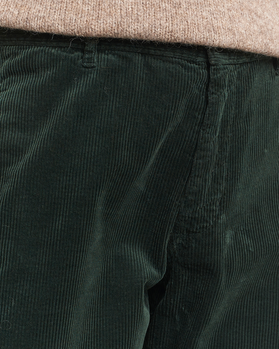 Mies | Housut | Aspesi | Corduroy Pants Dark Green