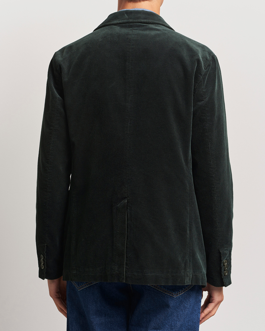 Mies | Pikkutakit | Aspesi | Corduroy Blazer Dark Green