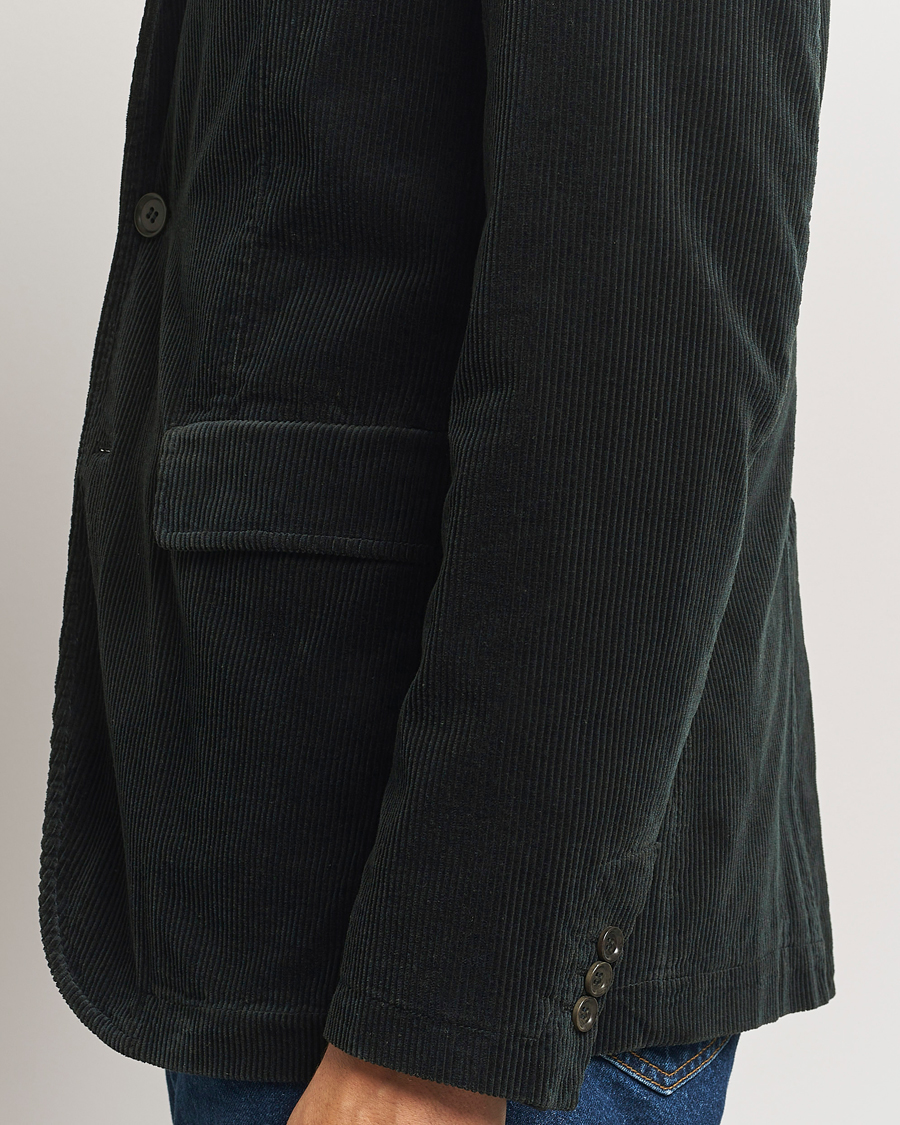 Mies | Pikkutakit | Aspesi | Corduroy Blazer Dark Green