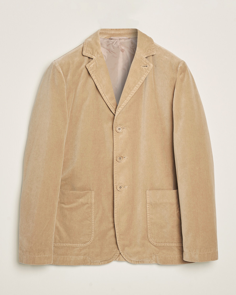 Mies | Pikkutakit | Aspesi | Velvet Casual Jacket Beige