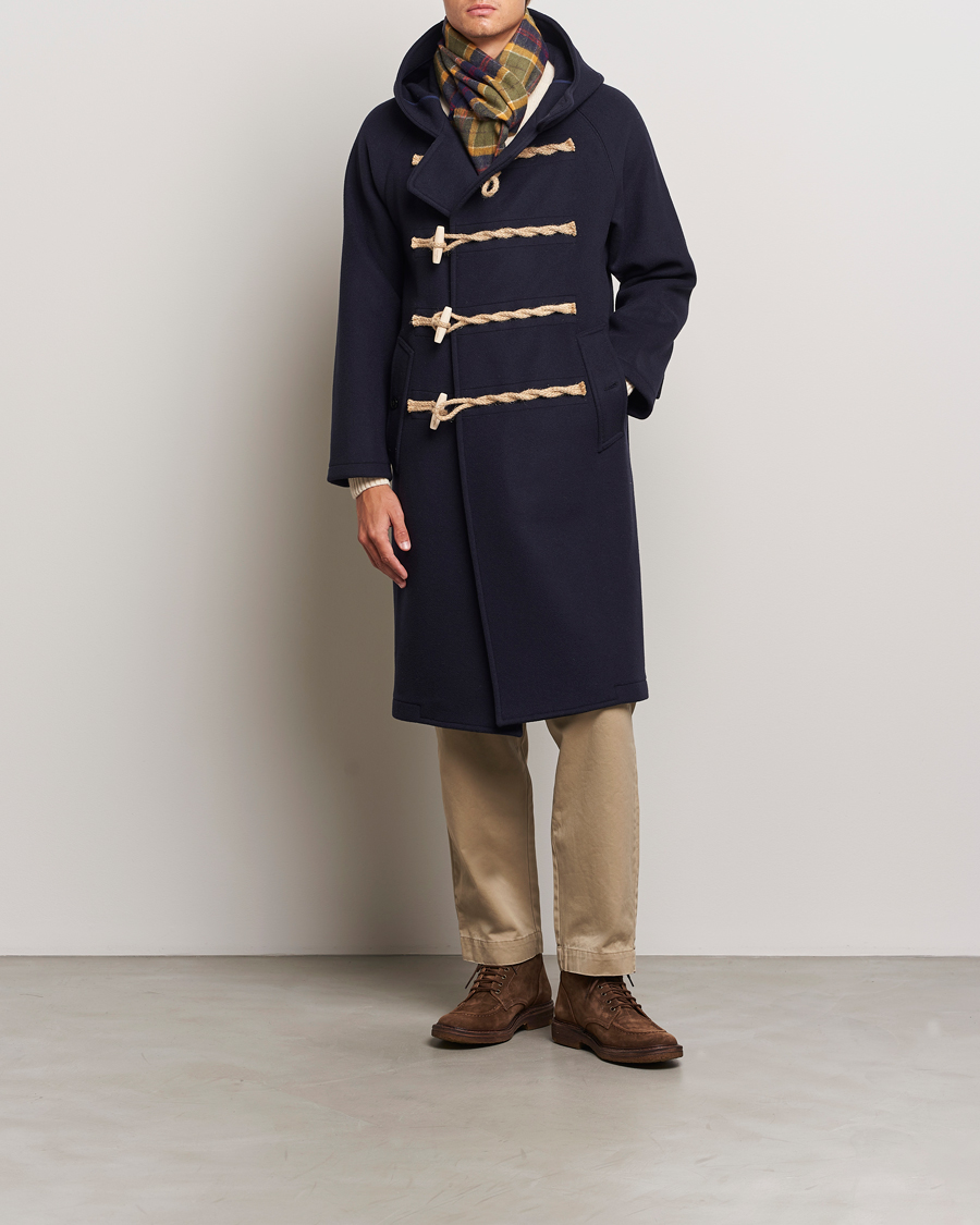 Mies | Takit | Gloverall | Huxley Duffle Coat Navy
