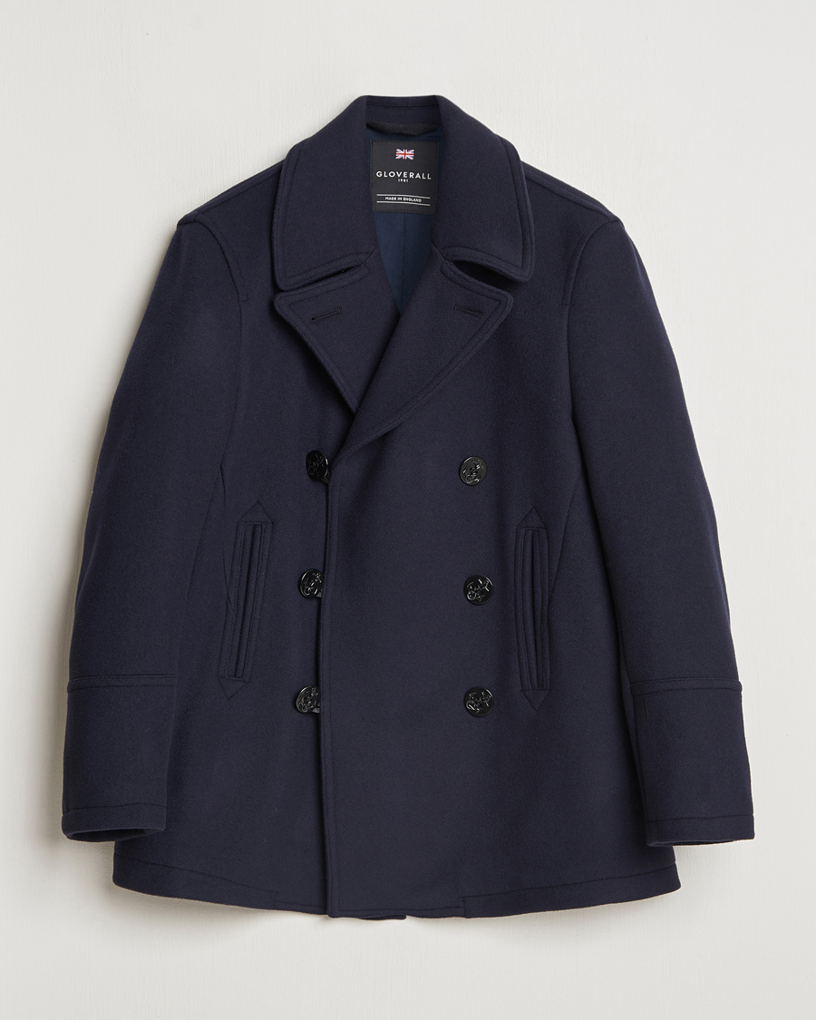 Mies | Takit | Gloverall | Tennyson Peacoat Navy