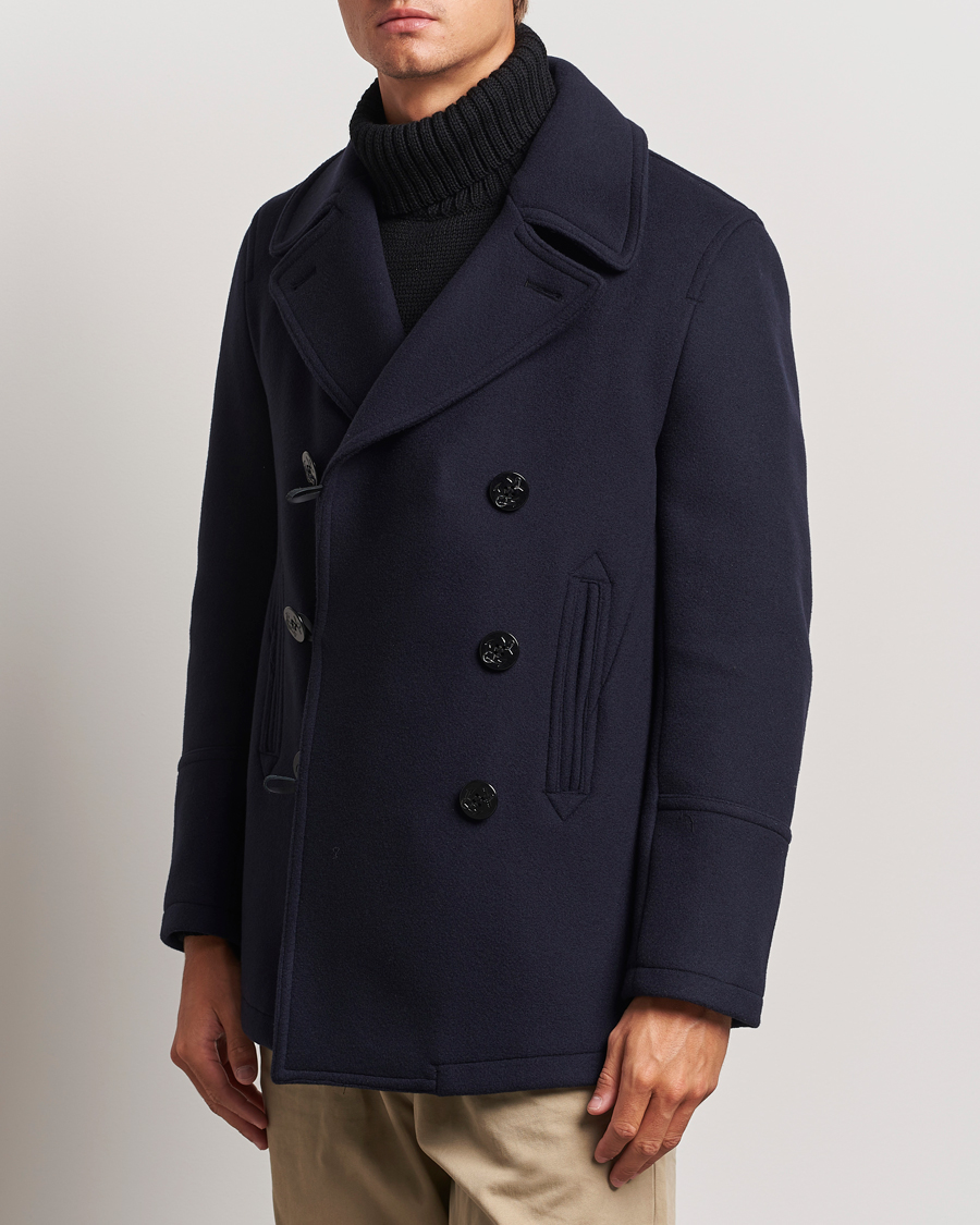 Mies | Takit | Gloverall | Tennyson Peacoat Navy