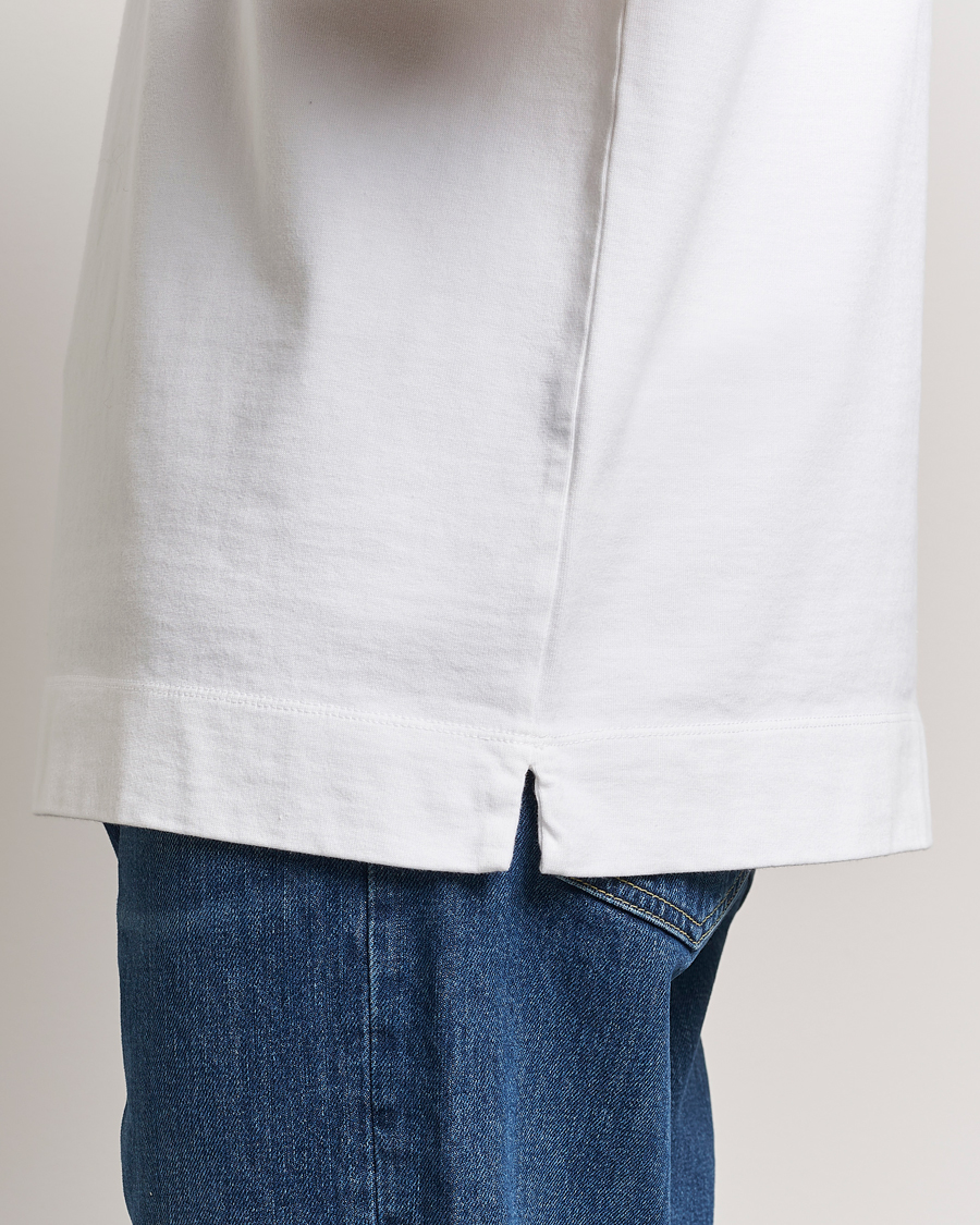 Mies | T-paidat | Massimo Alba | Nevis Cotton T-Shirt White