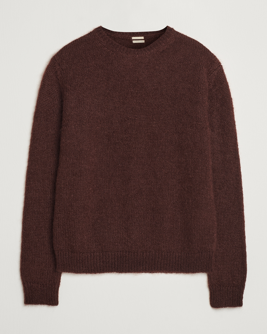 Mies | Puserot | Massimo Alba | Mohair Crew Neck Cocco