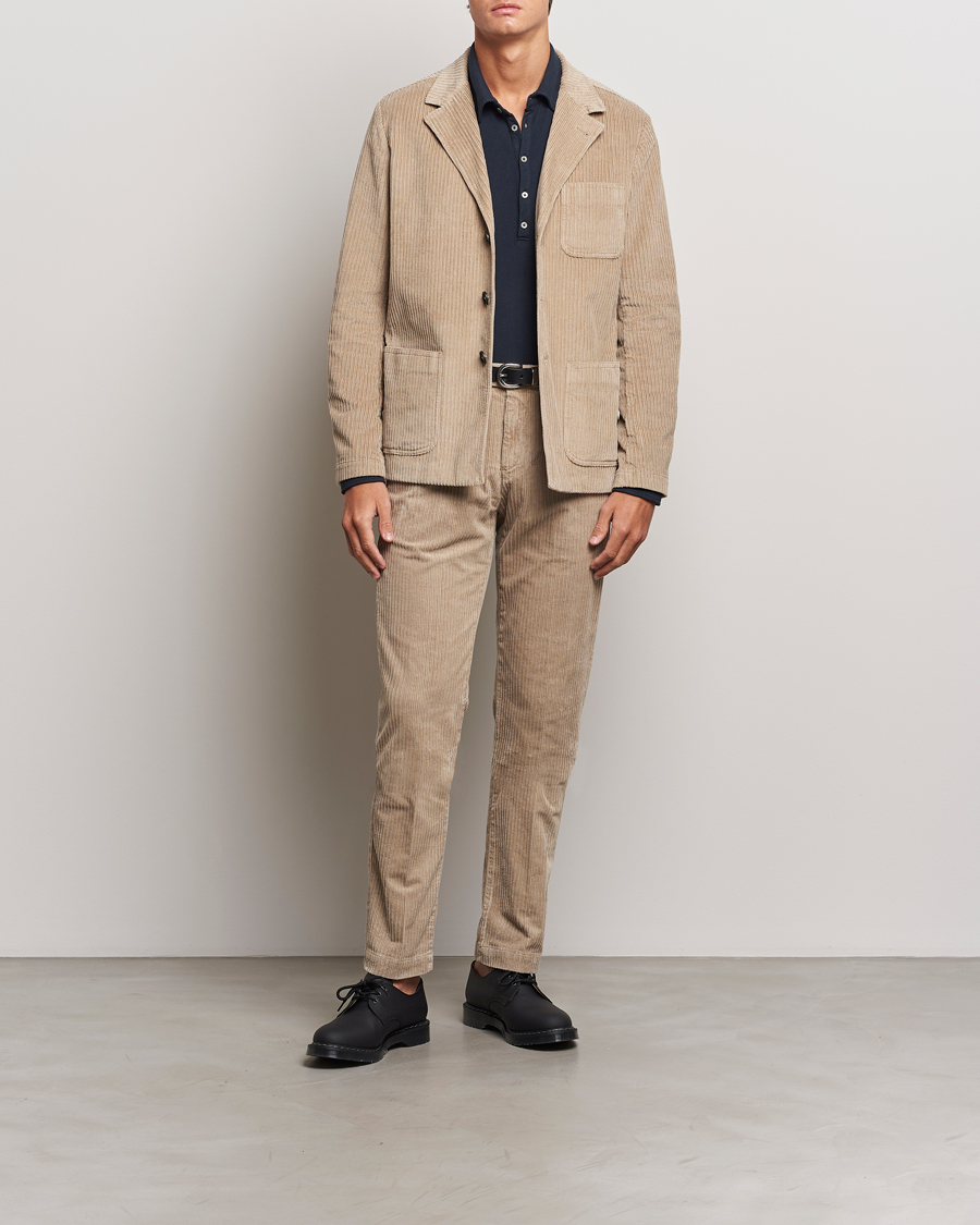 Mies | Takit | Massimo Alba | Baglietto Wale Corduroy Jacket Beige