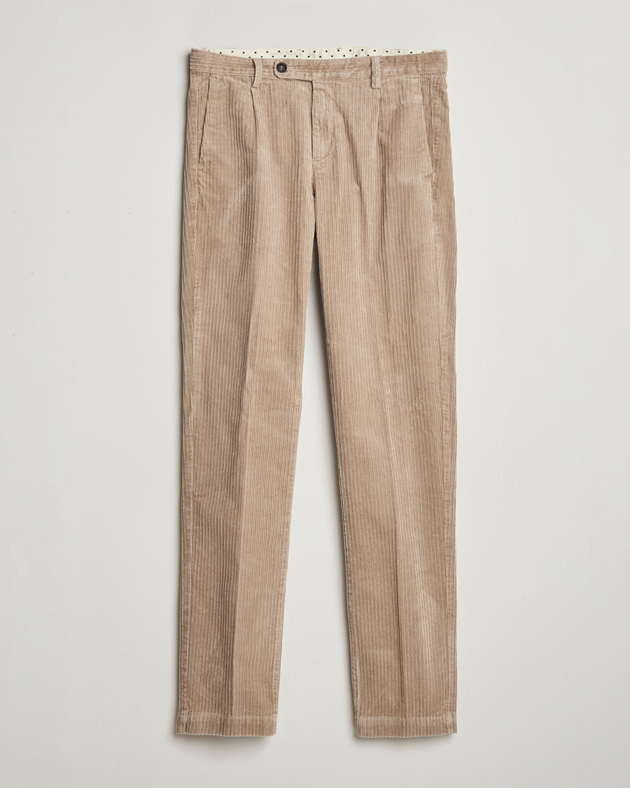 Mies | Housut | Massimo Alba | Ionio Wale Corduroy Trousers Beige