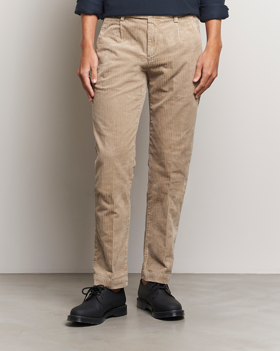 Mies | Housut | Massimo Alba | Ionio Wale Corduroy Trousers Beige