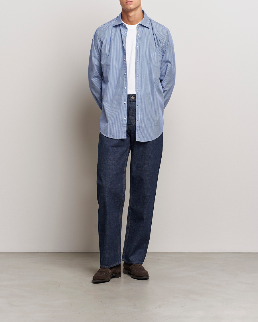 Mies | Farkut | Massimo Alba | Regular Fit 5-Pocket Denim Dark Blue