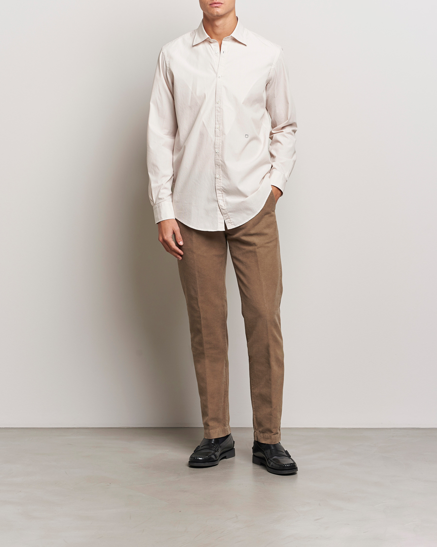 Mies | Kauluspaidat | Massimo Alba | Genova Casual Shirt Beige Stripe
