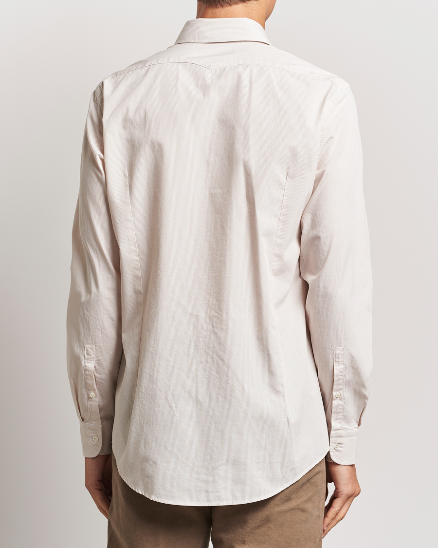 Mies | Kauluspaidat | Massimo Alba | Genova Casual Shirt Beige Stripe