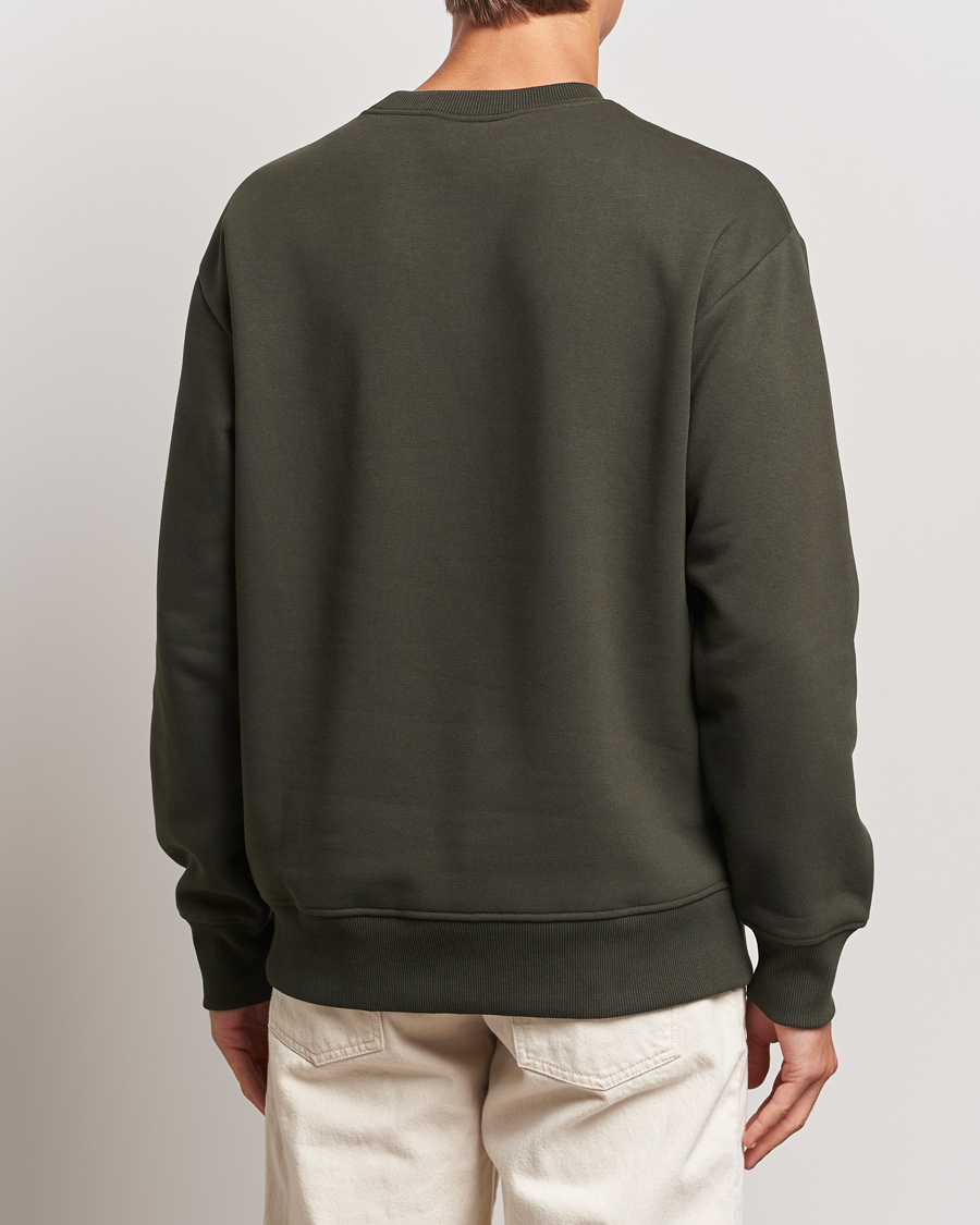Mies | Puserot | NN07 | Briggs Crew Neck Sweatshirt Dark Army
