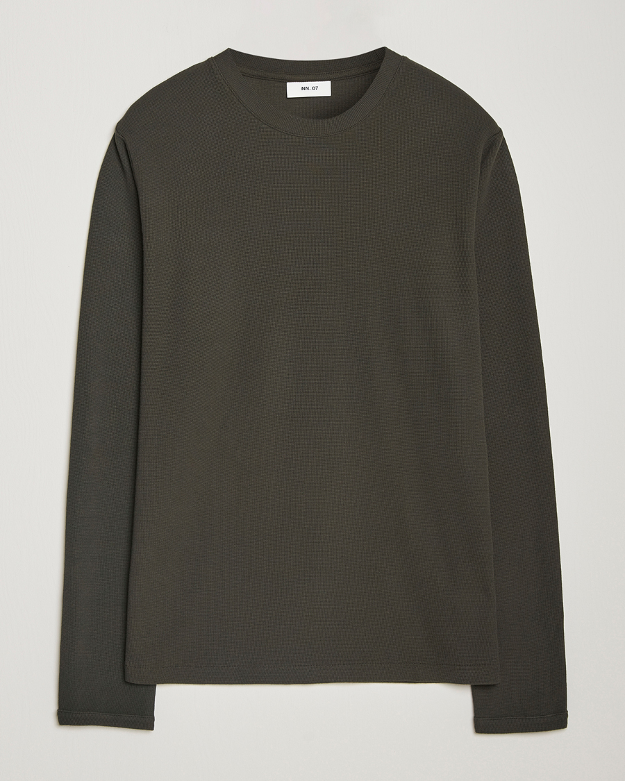 Mies | Puserot | NN07 | Clive Knitted Sweater Dark Army