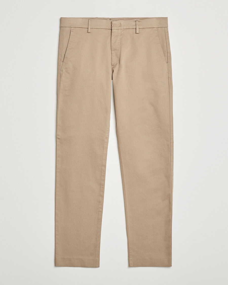 Mies | Housut | NN07 | Theo Regular Fit Stretch Chinos Timber Wolf