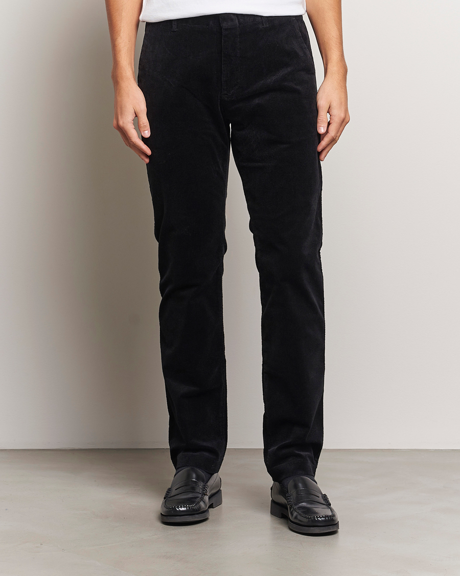Mies | Housut | NN07 | Theo Regular Fit Corduroy Chinos Black