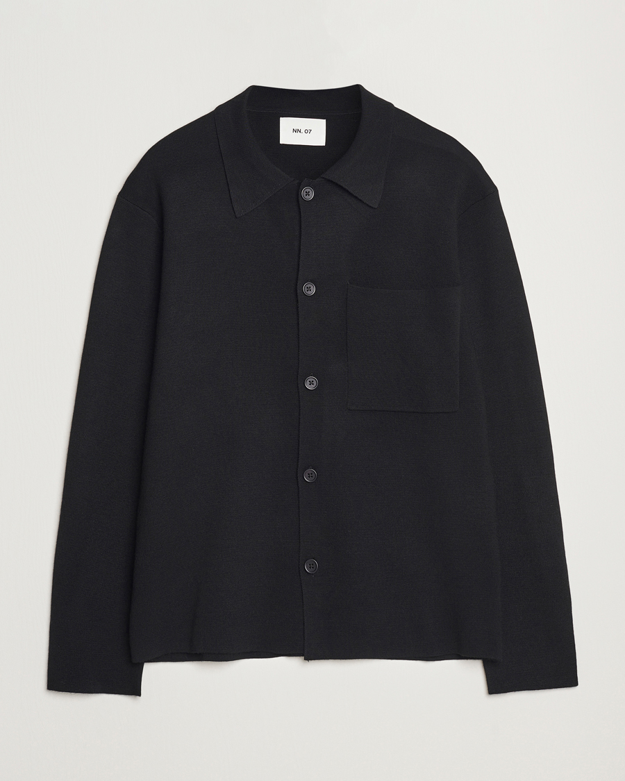 Mies | Puserot | NN07 | Jonas Cotton/Modal Cardigan Black